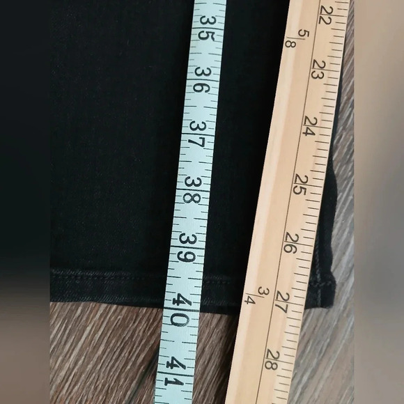Old Navy black high rise skinny jeans women's size 18 - Picture 6 of 8